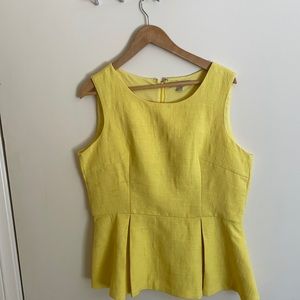 Yellow new top size 14